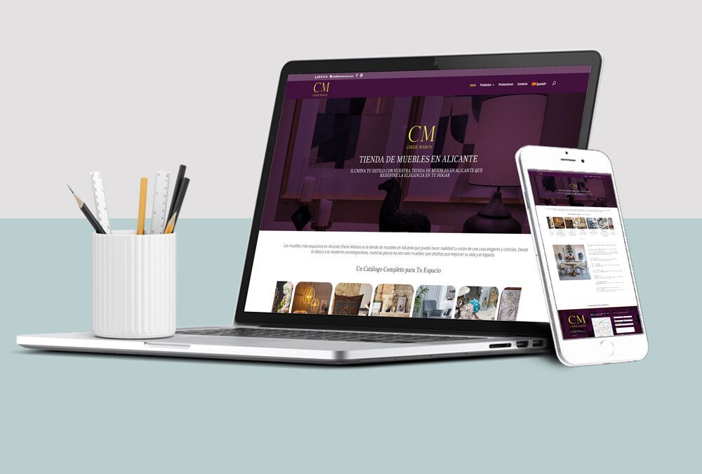 Cherie Maison: Diseño Web con Catálogo de Productos
