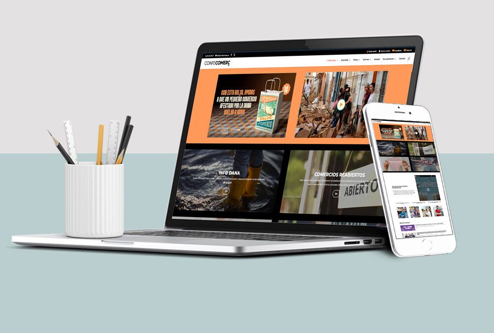 Confecomerç CV: Rediseño Web