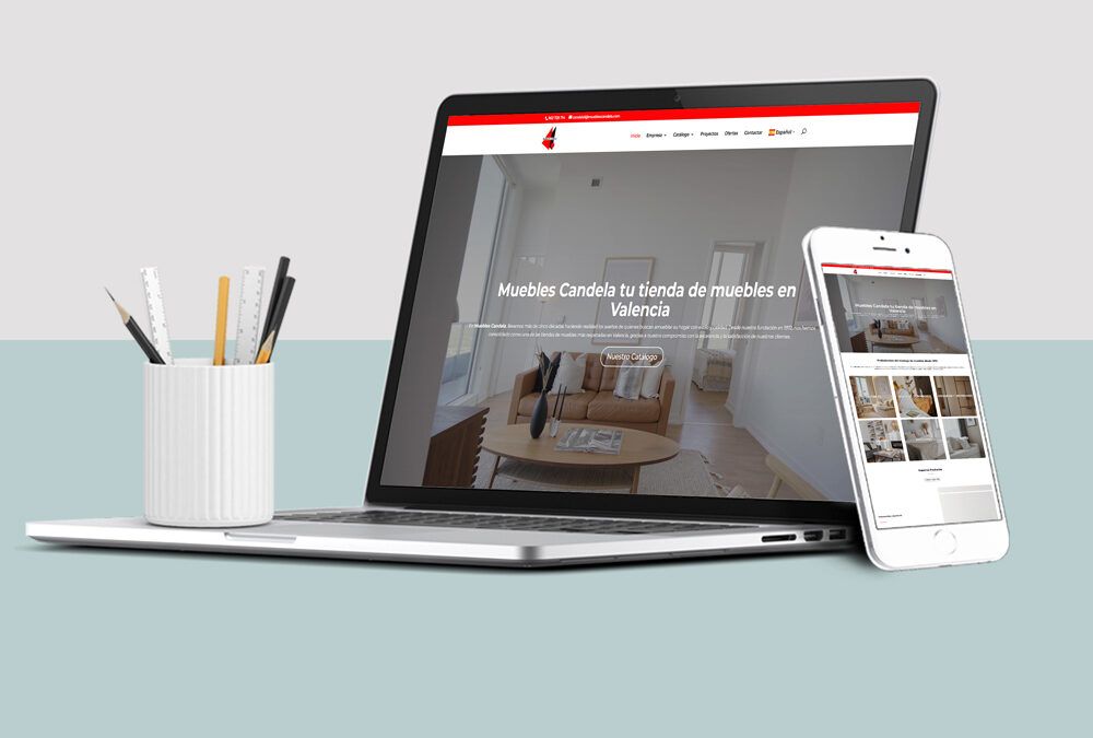 Muebles Candela: Diseño Web con Catálogo de Productos