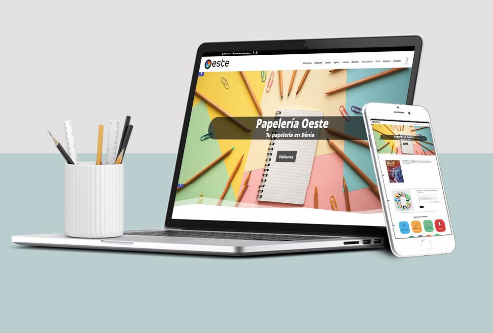 Papelería Oeste: Diseño y mantenimiento web