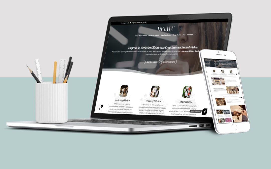 Dejavú Brands: Diseño Web con Catálogo de Productos