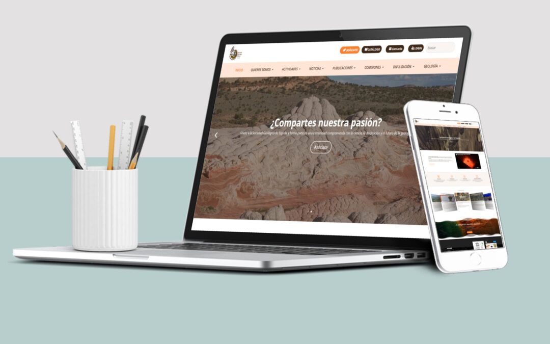 Sociedad Geológica: Rediseño y programación web